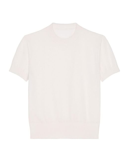 Givenchy White Short-Sleeved Sweater