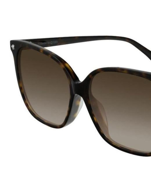 McQueen Metallic Logo Details Sunglasses