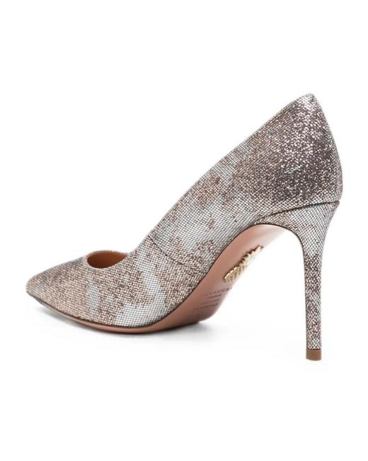 Aquazzura White Pointed-Toe High Heels