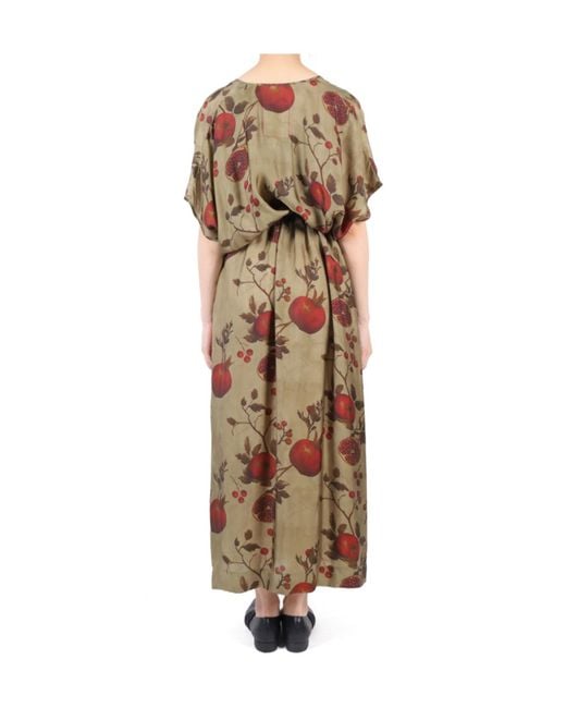 Uma Wang Natural Ruched Dress