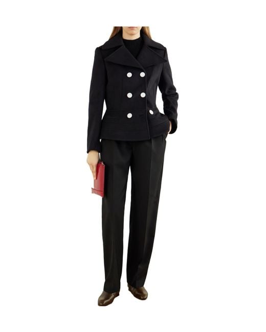 Proenza Schouler Black Wool-Blend Jacket