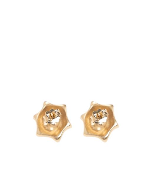 Maison Margiela Metallic Butterfly Fastened Stud Earrings