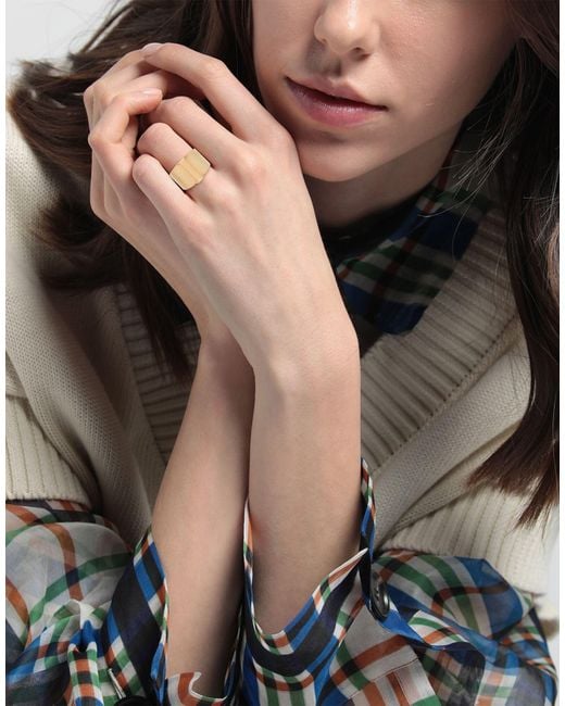 Chloé Metallic Buckle-Free Metal Ring