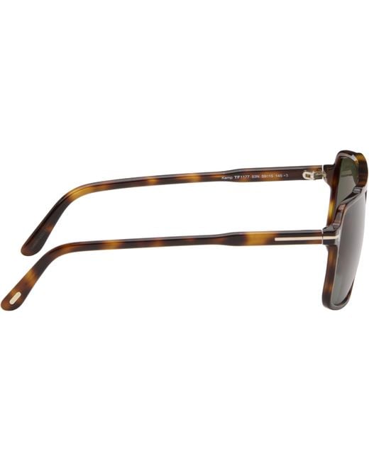 Tom Ford Green Colored Sunglasses for men