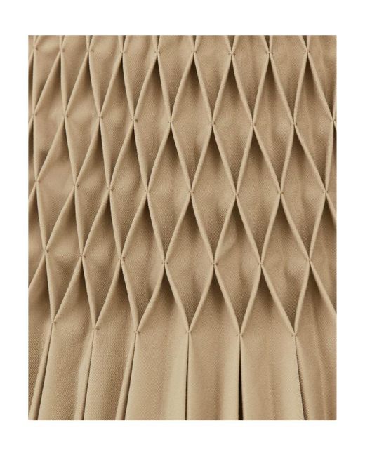 Dior Natural Pleated Short Skirt