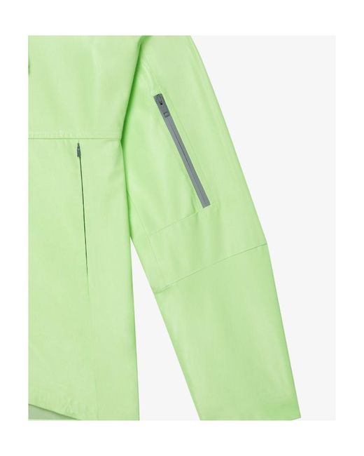 Givenchy Green Leather Windbreaker Jacket for men