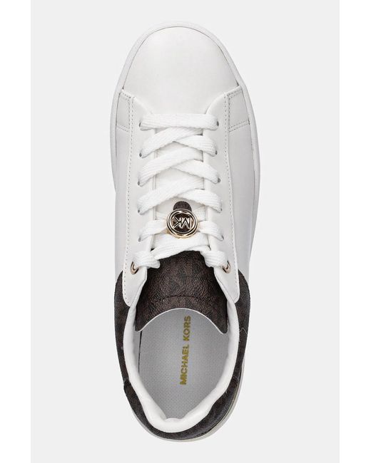 MICHAEL Michael Kors White Dottie Platform Sneakers