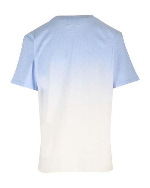 Isabel Marant Blue Isabel Marant Étoile Zewel Graphic Printed T-Shirt