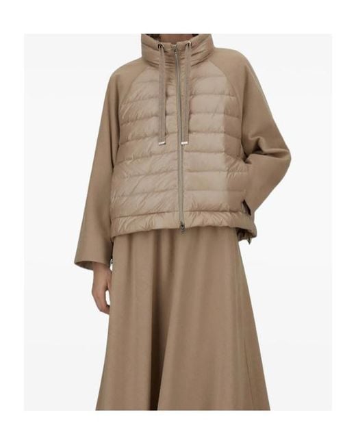 Herno Natural Stand-Up Collar Down Jacket
