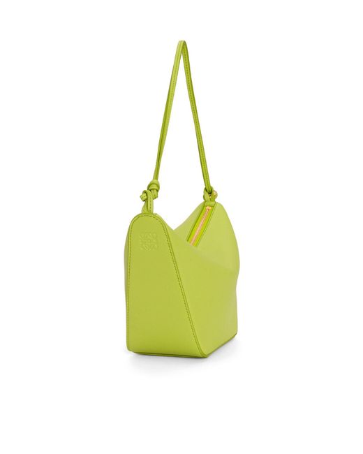 Loewe Green Mini Hammock Hobo Bag
