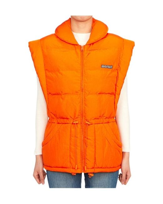 Isabel Marant Orange Sleeveless Vest