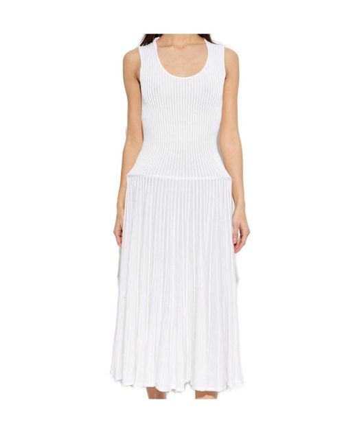 Alaïa White Alaïa Crinoline Dress