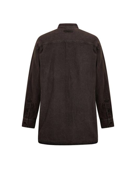 Fear Of God Gray Long-Sleeved Shirt for men