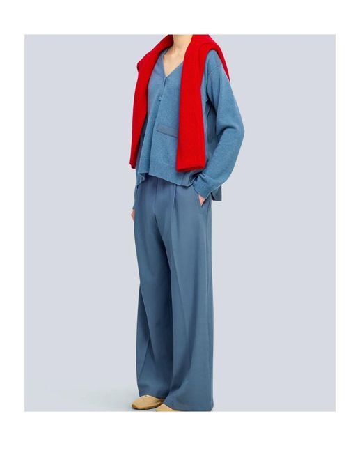 Semicouture Blue Cardigan