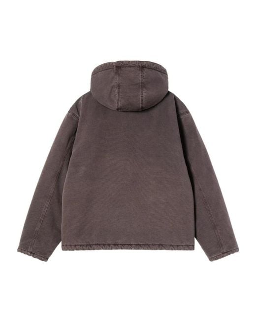 Carhartt Brown Hooded Mitch Jacket