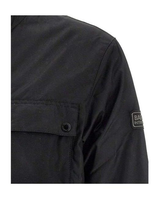 Barbour Blue Buttoned Long-Sleeved Jacket for men