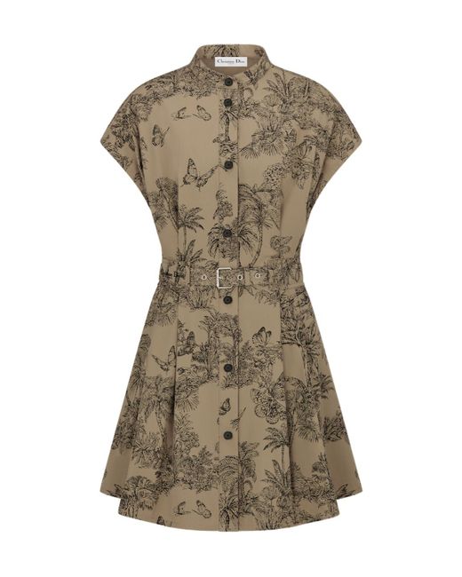 Dior Green Iviera Short Shirt Dress