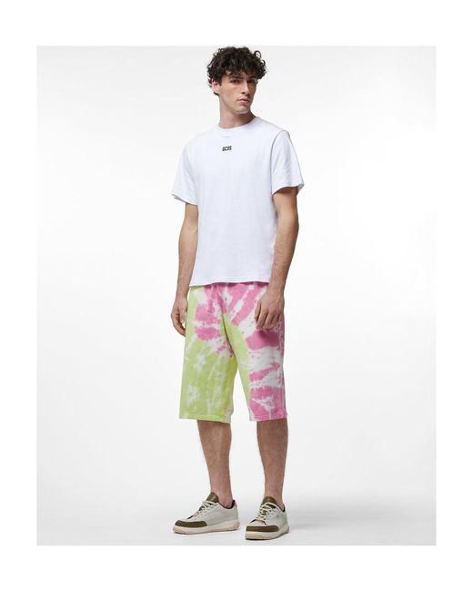 Gcds Multicolor Tie-Dye Print Bermuda Shorts for men