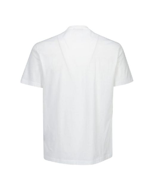 Versace White Logo T-Shirt for men