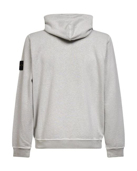 Stone Island Gray Zip-Throughs for men