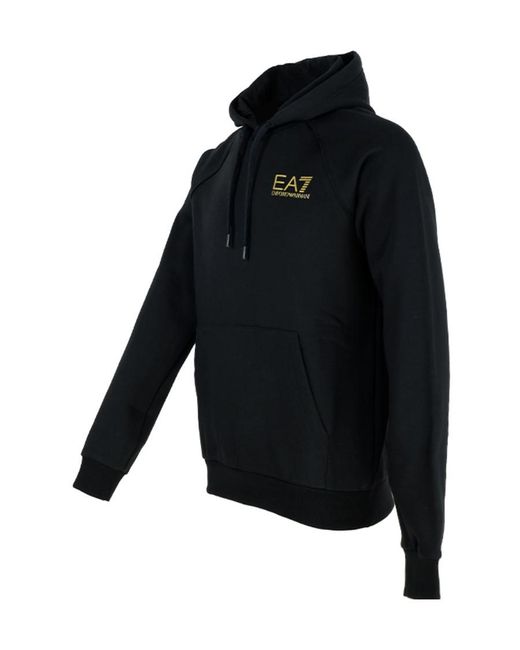 EA7 Blue Logo Zipper Casual Jacket for men