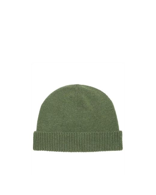 Kiton Green Rib Knitted Hat for men