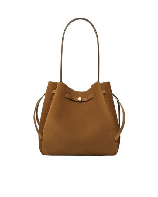 Tory Burch Brown Large Romy Tote Bag