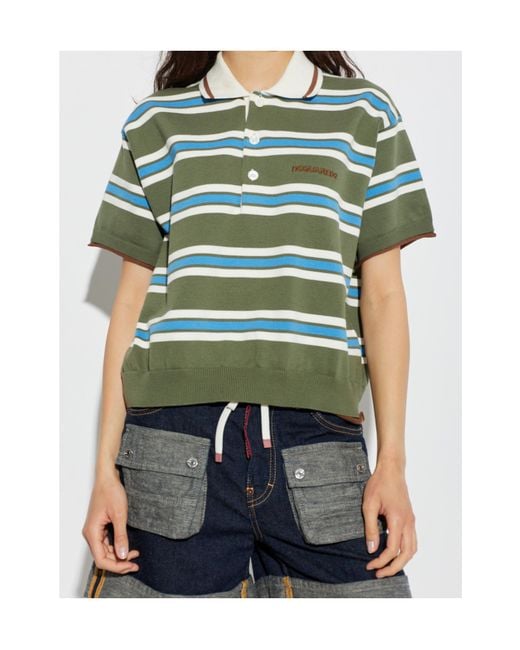 DSquared² Green Polo Shirts