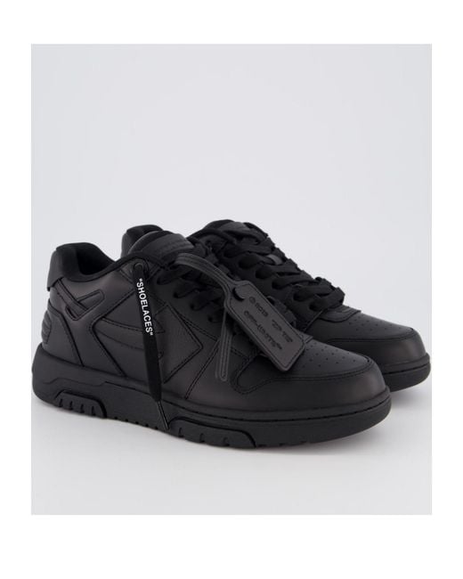 Off-White c/o Virgil Abloh Black Out Of Office Lace-Up Sneakers