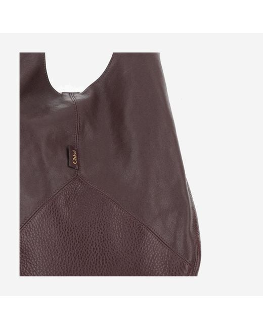 Chloé Brown Chloé Balloon Top Handle Bag