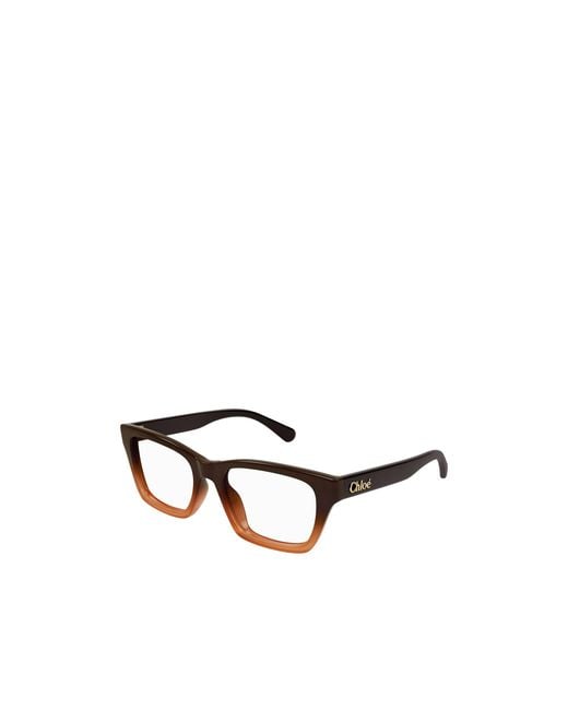 Chloé Multicolor Chloé Eyewear Rectangle-Frame Glasses