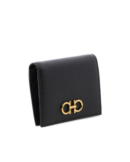 Ferragamo Black Fold Your Wallet for men