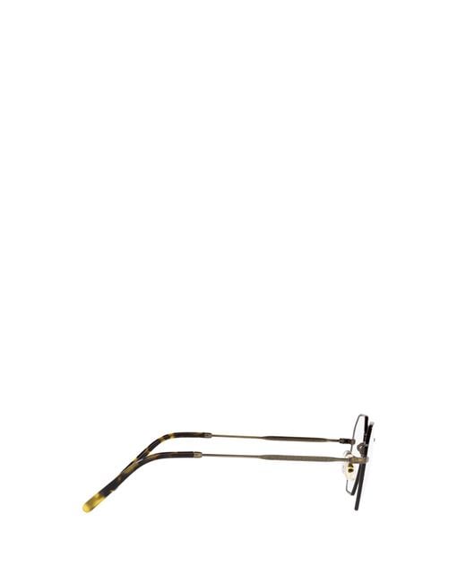 Oliver Peoples White Holender Geometric-Frame Glasses for men