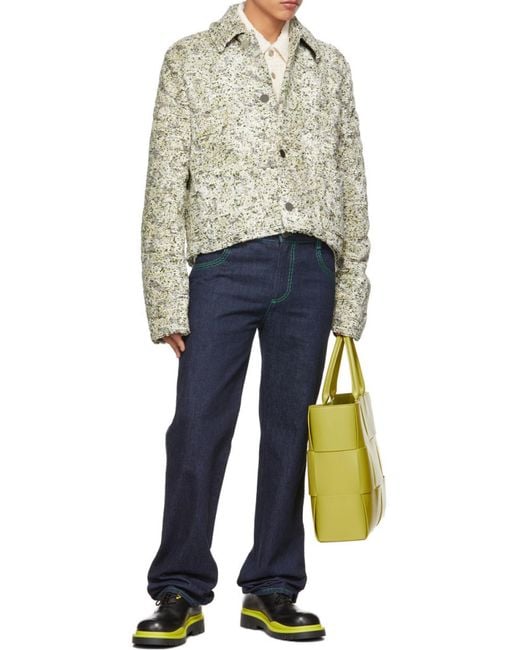 Bottega Veneta Yellow Urban Intrecciato Tote Bag for men