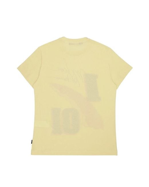 Moschino Gray Printed T-Shirt With Round Neck for men