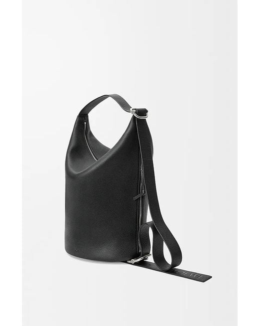 Loewe Black Loop Bucket M Crossbody Bag for men