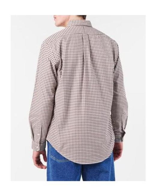 Polo Ralph Lauren Purple Check Long Sleeve Shirt for men