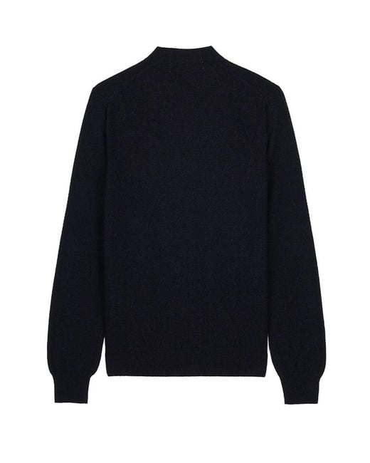 Comme des Garçons Blue Long-Sleeved Knitwear for men