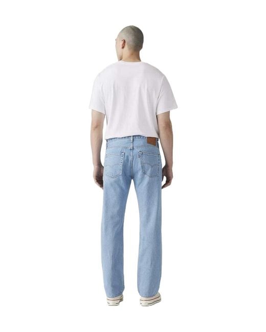 Levi's Blue Straight Jeans for men