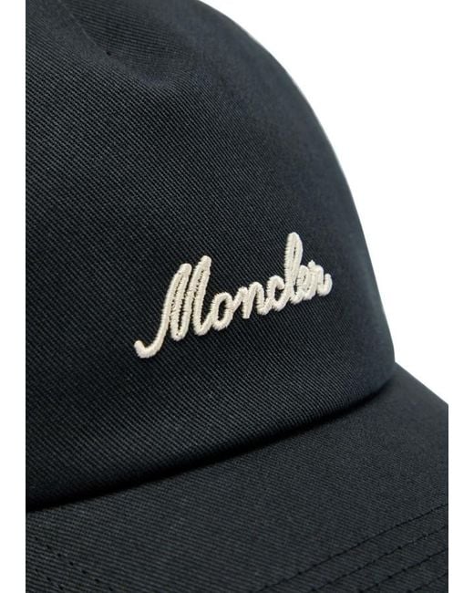 Moncler Multicolor Logo-Embroidered Cotton Cap for men