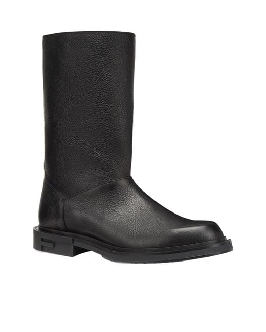 Fendi Black Frame Boots for men