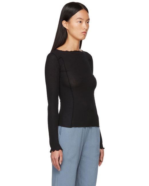 Baserange Black Omato Long Sleeve T-Shirt