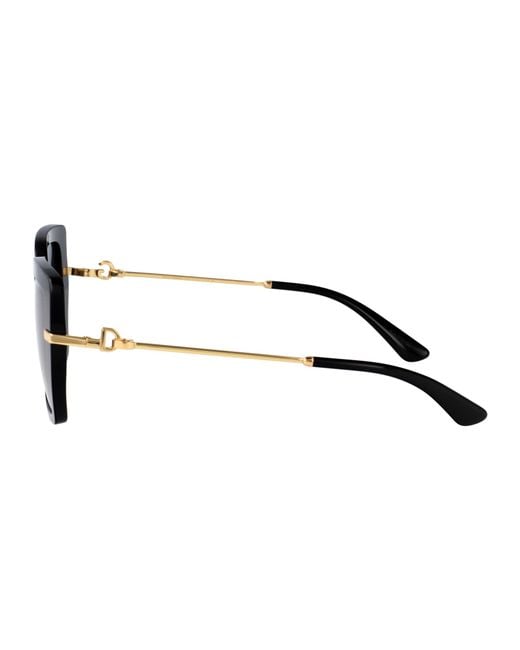 Dolce & Gabbana Black Eyewear Butterfly Frame Sunglasses