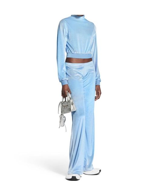 Balenciaga Blue Back To Front Top