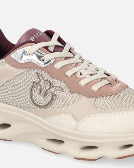 Pinko Multicolor Logo-Appliqué Chunky Sneakers