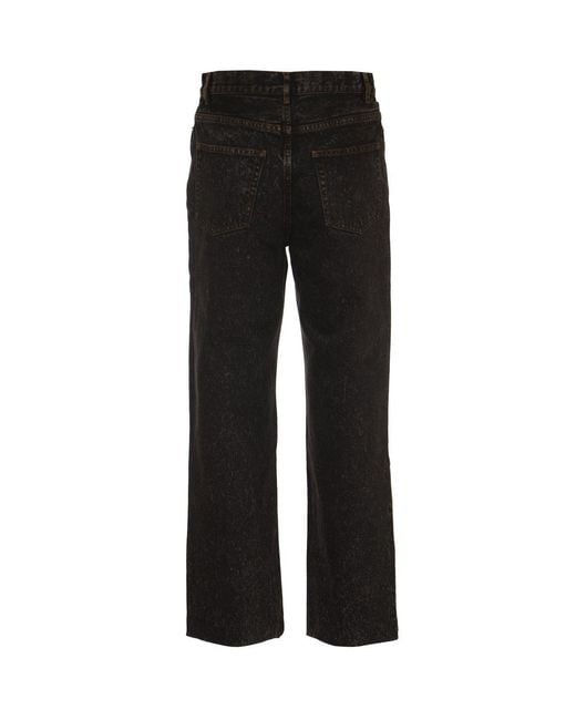 A.P.C. Black Sailor Cropped Jeans