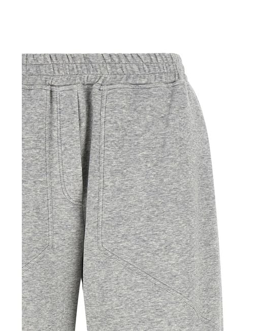 Brunello Cucinelli Gray Seam-Detail Track Pants