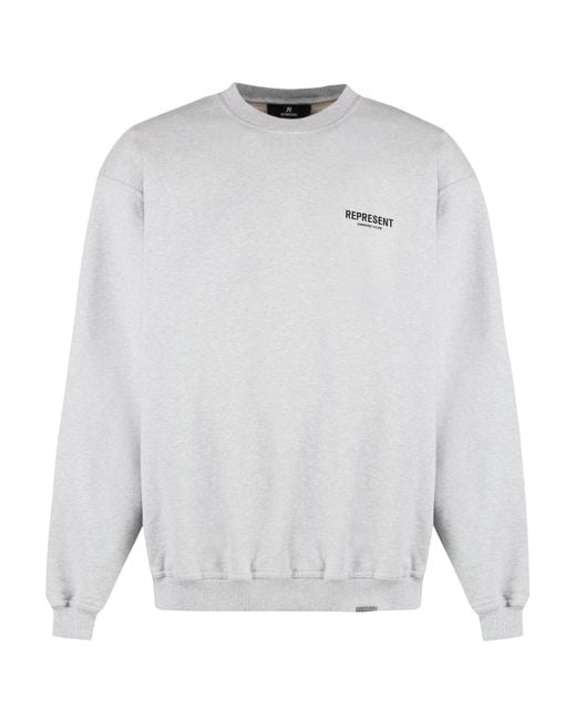 Represent White Owners' Club Crew Neck Sweater for men