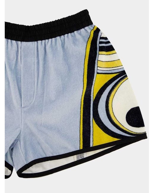 LaDoubleJ Blue Pull-Up Placée Shorts