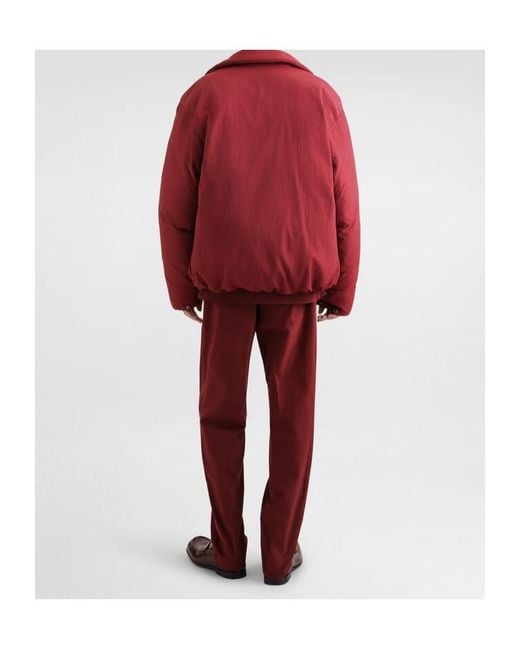 Dolce & Gabbana Red Logo-Plaque T-Shirt for men